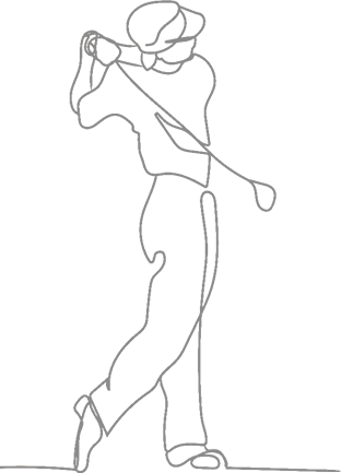 Golfer Outline